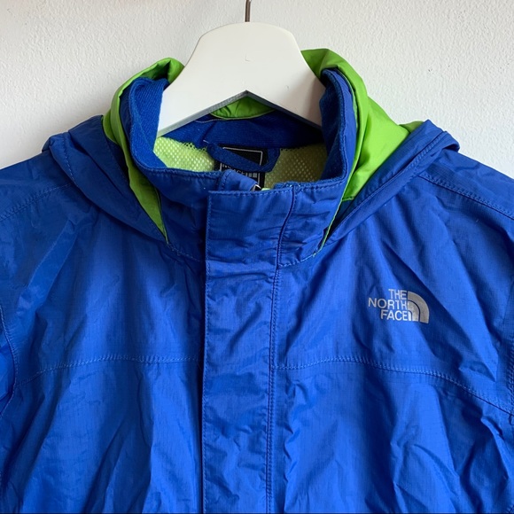 The North Face blue rain coat boys size L 14/16 - Picture 5 of 8